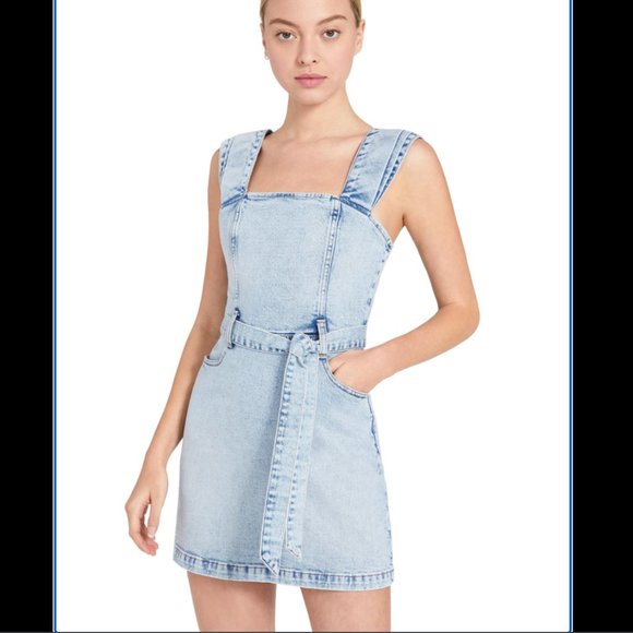 ALICE + OLIVIA Square Neckline Mini Dress Size: M | US 8 - Picture 5 of 10